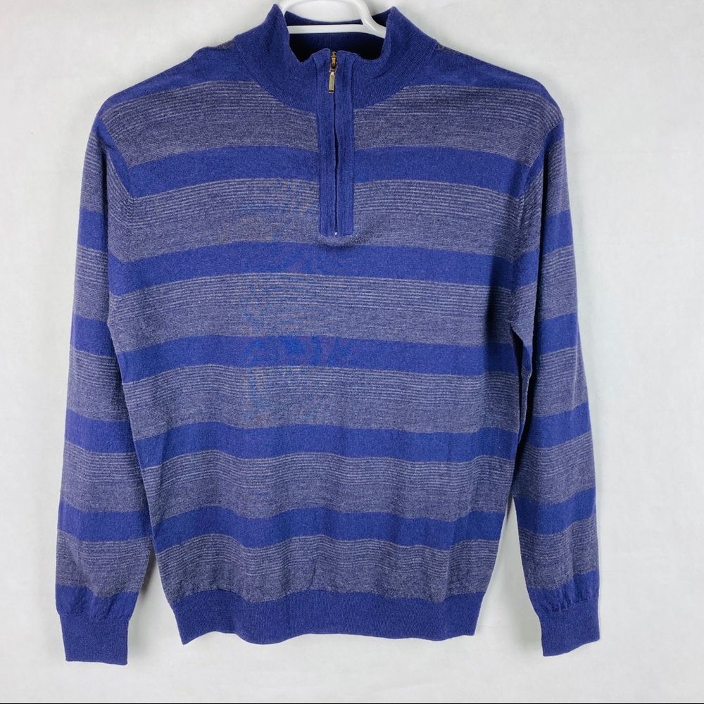 Poeta Moda 100% Fine Merino Wool Mock Turtleneck